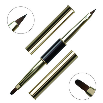 Dual End Nail Art Dungi Liner Liner DIY Penie pentru pictură Pudră lichidă GEL acrilic Constructor de extensii Pix francez pentru desen