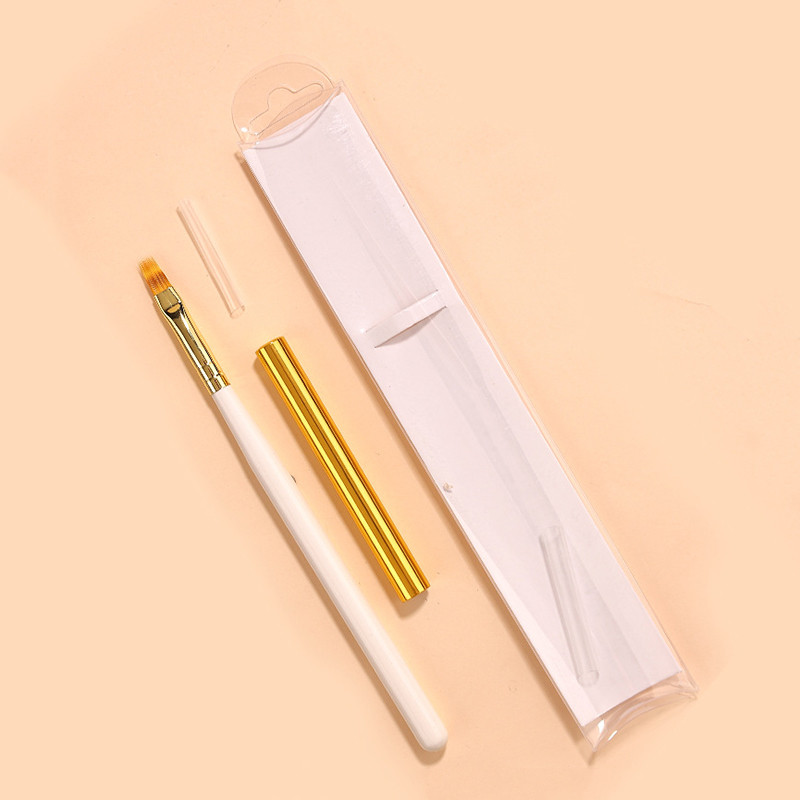 Nail Art Pen Puidust pliiats Fiber Juuksevärvi pliiats Pull Line Fototeraapia Pits Smudge Daisy Pintsel Maalimine Maniküüri Aksessuaarid Tööriistad