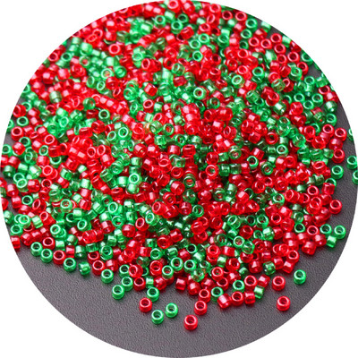 iTube 2mm-es kézzel készített gyöngyök egységes átlátszó fényű üveg maggyöngyök barkácsoláshoz, kézműves karkötő ékszerkészítési kiegészítőkhöz 720 db