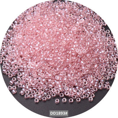 iTube 2mm-es kézzel készített gyöngyök egységes átlátszó fényű üveg maggyöngyök barkácsoláshoz, kézműves karkötő ékszerkészítési kiegészítőkhöz 720 db