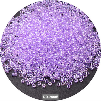 iTube 2mm-es kézzel készített gyöngyök egységes átlátszó fényű üveg maggyöngyök barkácsoláshoz, kézműves karkötő ékszerkészítési kiegészítőkhöz 720 db