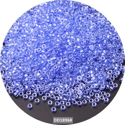 iTube 2mm-es kézzel készített gyöngyök egységes átlátszó fényű üveg maggyöngyök barkácsoláshoz, kézműves karkötő ékszerkészítési kiegészítőkhöz 720 db