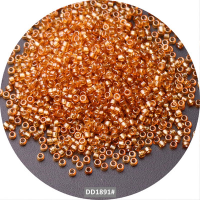 iTube 2mm-es kézzel készített gyöngyök egységes átlátszó fényű üveg maggyöngyök barkácsoláshoz, kézműves karkötő ékszerkészítési kiegészítőkhöz 720 db