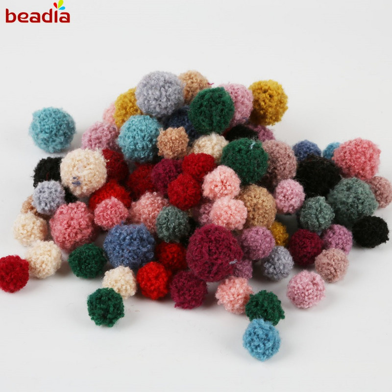 10kom 15 mm 20 mm mekane pompone pahuljaste plišane pom pom kuglice perle za rukotvorine DIY krznene kuglice ručno izrađene naušnice rukotvorine uređenje doma