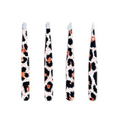 Uued Leopardi ripsmepintsetid roostevabast terasest ülikõvast pintsetist 3D mahuga täpne ülitäpne antistaatiline ripsmepikendusklamber