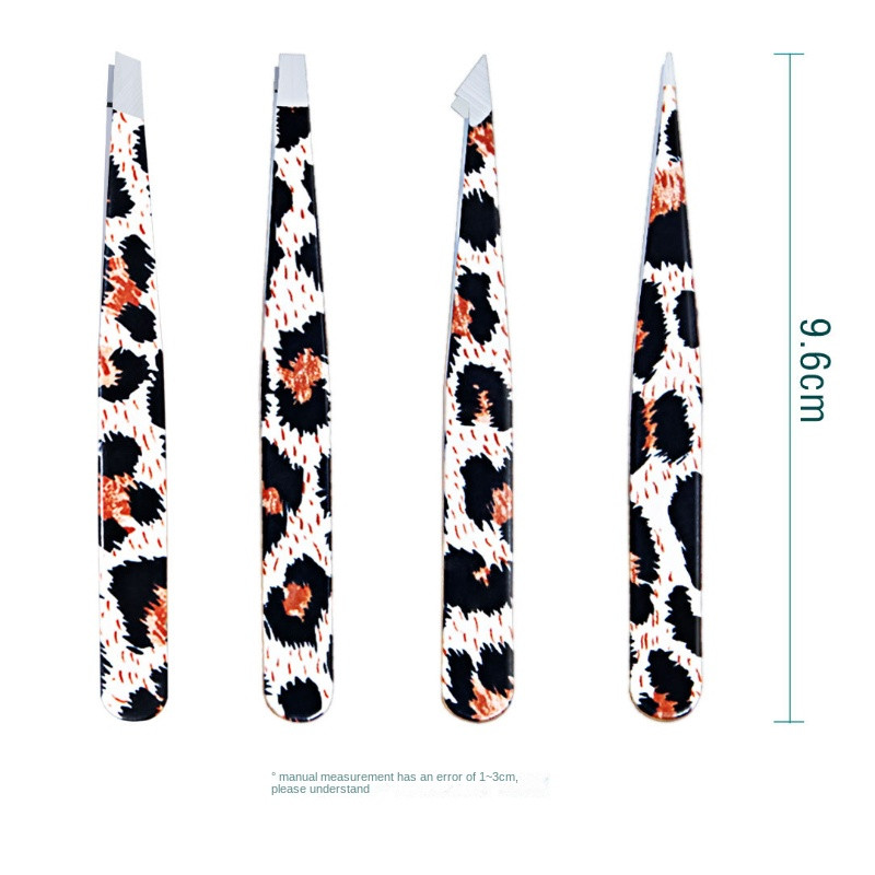 Uued Leopardi ripsmepintsetid roostevabast terasest ülikõvast pintsetist 3D mahuga täpne ülitäpne antistaatiline ripsmepikendusklamber