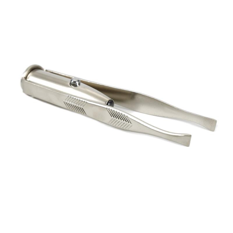 1 PC Pinceta za uklanjanje dlačica na licu i obrva s LED svjetlom LED lampa Pinceta Alat za šminkanje za obrve Kozmetika TSLM1