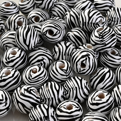 10 tk 16 mm lehma mustriga naturaalsed puidust helmed segatud loomad lahtised vahehelmed käsitsi valmistatud ehete valmistamiseks tarvikud