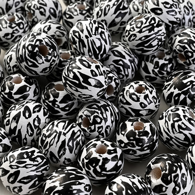 10 tk 16 mm lehma mustriga naturaalsed puidust helmed segatud loomad lahtised vahehelmed käsitsi valmistatud ehete valmistamiseks tarvikud