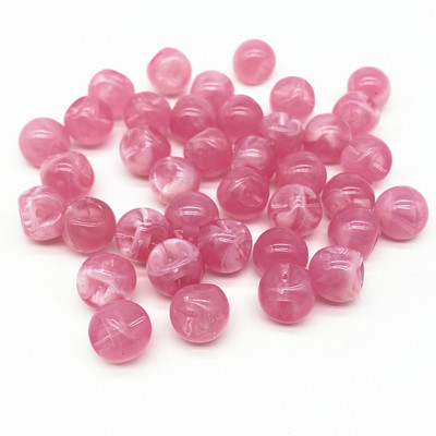 30vnt 10mm vyšnių formos karoliukai akriliniai karoliukai auskarams pakabukai apyrankės papuošalai rankų darbo pasidaryk pats #RoLi