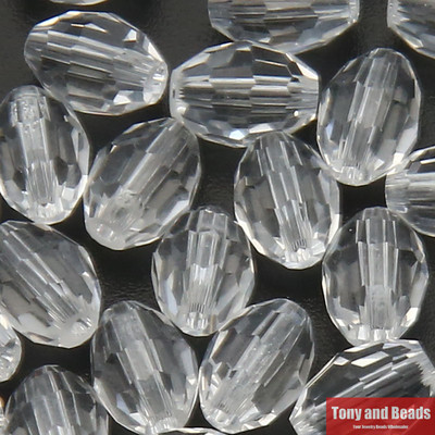 (40 tk = partii! ) 6x8 mm riisi lihvitud klaaskristallvahehelmed ehete valmistamiseks 17 värviga