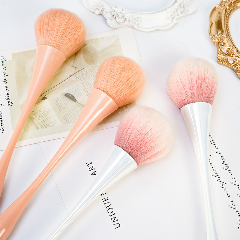 Perie de praf pentru arta unghiilor pentru curățarea manichiură Perie Aurora roz Perie pudră acrilică Accesorii și instrumente pentru unghii cu gel