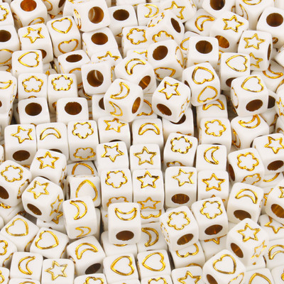 100/200/300/500PC Μικτό επιχρυσωμένο γράμμα ακρυλικό στρογγυλό επίπεδες χάντρες αλφαβήτου για κοσμήματα Χειροποίητο Diy βραχιόλι κολιέ