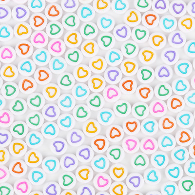 100/200/300/500PC Μικτό επιχρυσωμένο γράμμα ακρυλικό στρογγυλό επίπεδες χάντρες αλφαβήτου για κοσμήματα Χειροποίητο Diy βραχιόλι κολιέ