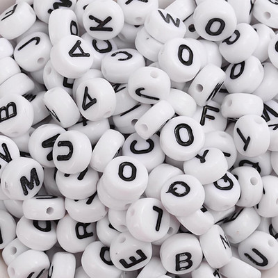 100/200/300 tk akrüülist kirjahelmed ümmargused lamedad tähestikuga lahtised vahetükid ehtehelmed käsitsi valmistatud käevõru sõrmuse kõrvarõnga valmistamiseks