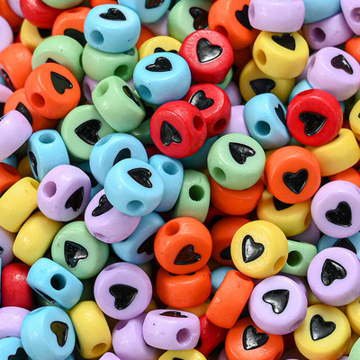 100/200/300 tk akrüülist kirjahelmed ümmargused lamedad tähestikuga lahtised vahetükid ehtehelmed käsitsi valmistatud käevõru sõrmuse kõrvarõnga valmistamiseks