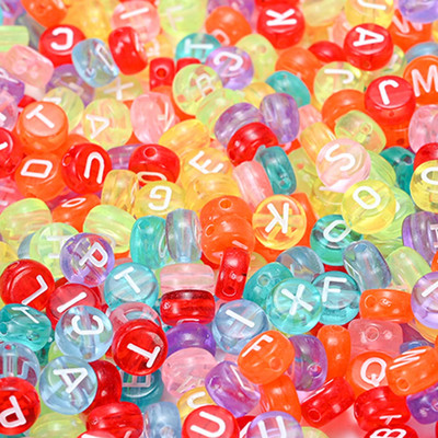 100/200/300 tk akrüülist kirjahelmed ümmargused lamedad tähestikuga lahtised vahetükid ehtehelmed käsitsi valmistatud käevõru sõrmuse kõrvarõnga valmistamiseks