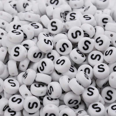 100/200/300 tk akrüülist kirjahelmed ümmargused lamedad tähestikuga lahtised vahetükid ehtehelmed käsitsi valmistatud käevõru sõrmuse kõrvarõnga valmistamiseks