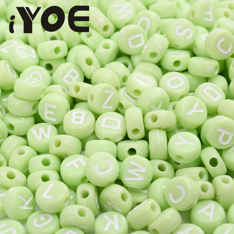 100/200/300 tk akrüülist kirjahelmed ümmargused lamedad tähestikuga lahtised vahetükid ehtehelmed käsitsi valmistatud käevõru sõrmuse kõrvarõnga valmistamiseks