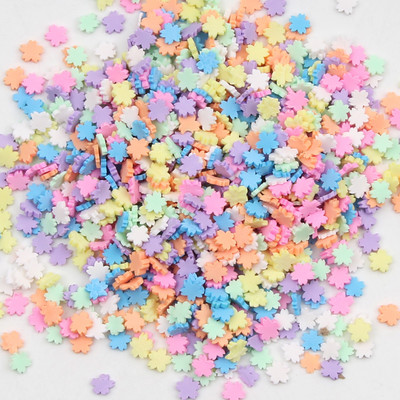 1000 τμχ/παρτίδα 5 χιλιοστών Διάφορα στυλ Πολυμερείς χάντρες καλύμματος φέτες για κοσμήματα Nail Art Εποξειδική ρητίνη Γέμισμα Κατασκευής Καλουπιών DIY Προμηθευτής