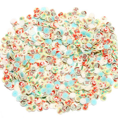 1000 τμχ/παρτίδα 5 χιλιοστών Διάφορα στυλ Πολυμερείς χάντρες καλύμματος φέτες για κοσμήματα Nail Art Εποξειδική ρητίνη Γέμισμα Κατασκευής Καλουπιών DIY Προμηθευτής