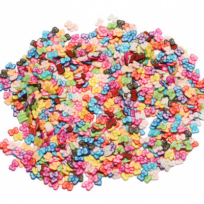 1000 τμχ/παρτίδα 5 χιλιοστών Διάφορα στυλ Πολυμερείς χάντρες καλύμματος φέτες για κοσμήματα Nail Art Εποξειδική ρητίνη Γέμισμα Κατασκευής Καλουπιών DIY Προμηθευτής