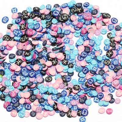 1000 τμχ/παρτίδα 5 χιλιοστών Διάφορα στυλ Πολυμερείς χάντρες καλύμματος φέτες για κοσμήματα Nail Art Εποξειδική ρητίνη Γέμισμα Κατασκευής Καλουπιών DIY Προμηθευτής