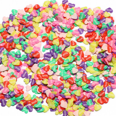 1000 τμχ/παρτίδα 5 χιλιοστών Διάφορα στυλ Πολυμερείς χάντρες καλύμματος φέτες για κοσμήματα Nail Art Εποξειδική ρητίνη Γέμισμα Κατασκευής Καλουπιών DIY Προμηθευτής