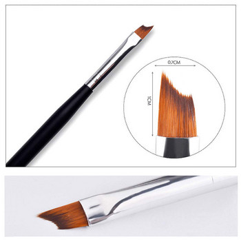 Skew Nail Brush Nail Art Brush Pen Gel UV писалка за рисуване на нокти Акрилен гел четка за рисуване на нокти Liner DIY Design Tools