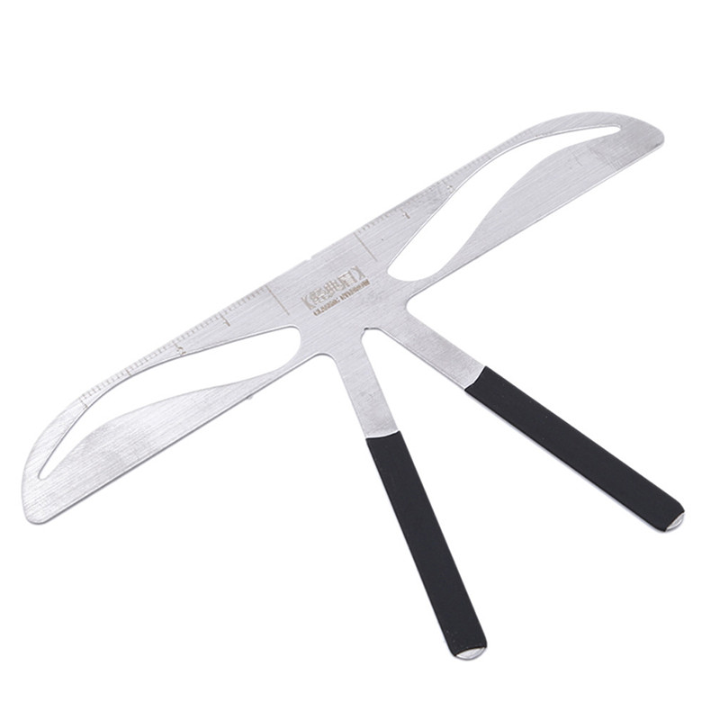 Antakių formuotojas Makiažo balansas Trafaretas Matas Makiažo tatuiruotės liniuotės šablonas Karštas Naujas Makiažas Naujas Pienligė Priemonės Patogumas