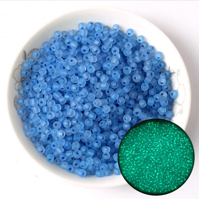 65db 4mm-es egységes matt világító üveggyöngyök 6/0 távtartó maggyöngyök kézimunka ékszerkészítéshez barkács kézzel készített karkötő varrás