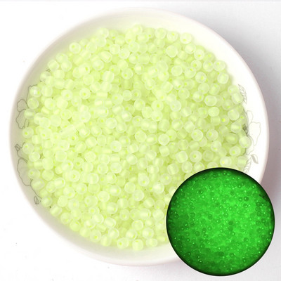 65db 4mm-es egységes matt világító üveggyöngyök 6/0 távtartó maggyöngyök kézimunka ékszerkészítéshez barkács kézzel készített karkötő varrás