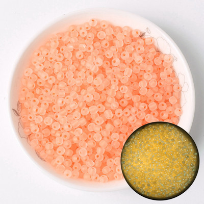 65db 4mm-es egységes matt világító üveggyöngyök 6/0 távtartó maggyöngyök kézimunka ékszerkészítéshez barkács kézzel készített karkötő varrás