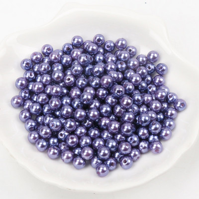 Kuum mood 4mm 6mm 8mm 10mm ümmargused pärlipärlite imitatsioonid Random Mix Colors Pärlihelmed ehete valmistamiseks YKL0086