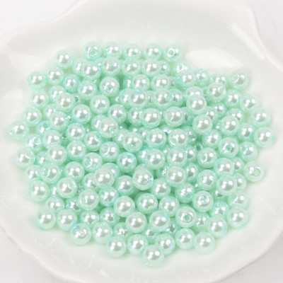 Kuum mood 4mm 6mm 8mm 10mm ümmargused pärlipärlite imitatsioonid Random Mix Colors Pärlihelmed ehete valmistamiseks YKL0086