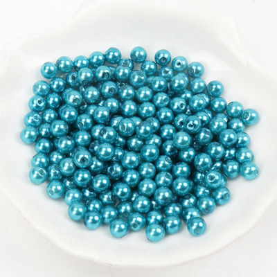 Kuum mood 4mm 6mm 8mm 10mm ümmargused pärlipärlite imitatsioonid Random Mix Colors Pärlihelmed ehete valmistamiseks YKL0086