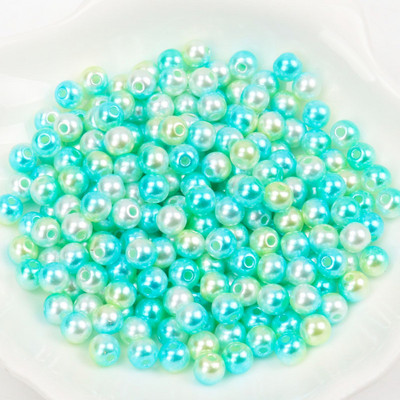 Kuum mood 4mm 6mm 8mm 10mm ümmargused pärlipärlite imitatsioonid Random Mix Colors Pärlihelmed ehete valmistamiseks YKL0086