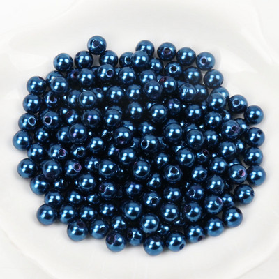 Kuum mood 4mm 6mm 8mm 10mm ümmargused pärlipärlite imitatsioonid Random Mix Colors Pärlihelmed ehete valmistamiseks YKL0086