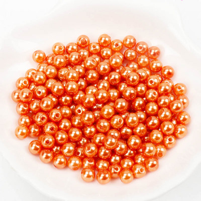 Kuum mood 4mm 6mm 8mm 10mm ümmargused pärlipärlite imitatsioonid Random Mix Colors Pärlihelmed ehete valmistamiseks YKL0086