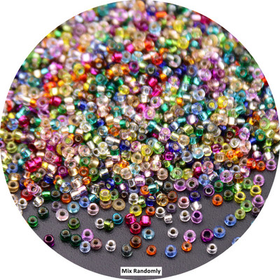 10 g (1680 vnt.) 15/0 1,5 mm kreminės mėlynos spalvos apvalūs stiklo sėklų karoliukai čekų tarpikliai karoliukai, skirti pasidaryk pats, stiklo sėklų karoliukai papuošalai