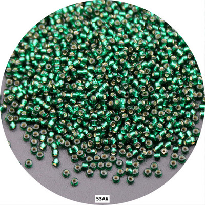 10 g (1680 vnt.) 15/0 1,5 mm kreminės mėlynos spalvos apvalūs stiklo sėklų karoliukai čekų tarpikliai karoliukai, skirti pasidaryk pats, stiklo sėklų karoliukai papuošalai