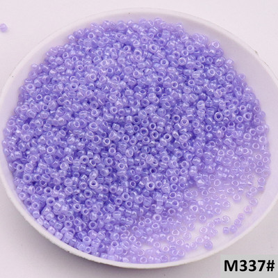 10 g (1680 vnt.) 15/0 1,5 mm kreminės mėlynos spalvos apvalūs stiklo sėklų karoliukai čekų tarpikliai karoliukai, skirti pasidaryk pats, stiklo sėklų karoliukai papuošalai