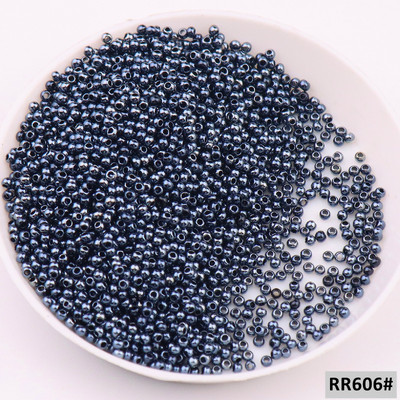 10 g (1680 vnt.) 15/0 1,5 mm kreminės mėlynos spalvos apvalūs stiklo sėklų karoliukai čekų tarpikliai karoliukai, skirti pasidaryk pats, stiklo sėklų karoliukai papuošalai