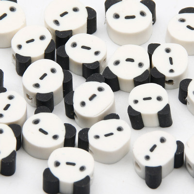 Hulgimüük multifilmi mustad savihelmed, 20 tk polümeerist helmed ehete valmistamiseks, käsitöö, kõrvarõngad, võtmehoidjad, käevõrud, aksessuaarid