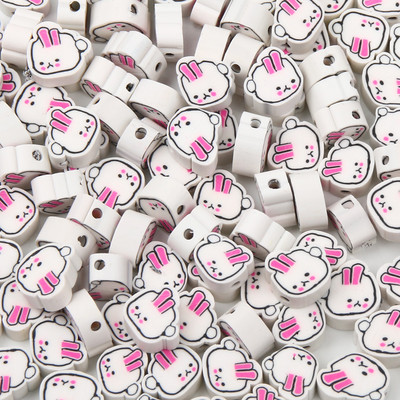 Hulgimüük multifilmi mustad savihelmed, 20 tk polümeerist helmed ehete valmistamiseks, käsitöö, kõrvarõngad, võtmehoidjad, käevõrud, aksessuaarid