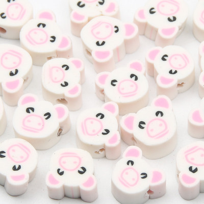 Hulgimüük multifilmi mustad savihelmed, 20 tk polümeerist helmed ehete valmistamiseks, käsitöö, kõrvarõngad, võtmehoidjad, käevõrud, aksessuaarid