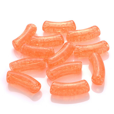 iYOE 5/10 τμχ Μίγμα Χρώμα ραγισμένα λυγισμένα χάντρες σωλήνων Long curved tube spacer beads for jewelry Making Bracelet Diy Phone Chain Beads