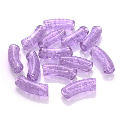 iYOE 5/10 τμχ Μίγμα Χρώμα ραγισμένα λυγισμένα χάντρες σωλήνων Long curved tube spacer beads for jewelry Making Bracelet Diy Phone Chain Beads