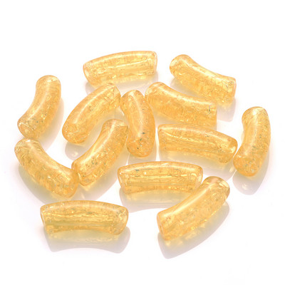 iYOE 5/10 τμχ Μίγμα Χρώμα ραγισμένα λυγισμένα χάντρες σωλήνων Long curved tube spacer beads for jewelry Making Bracelet Diy Phone Chain Beads