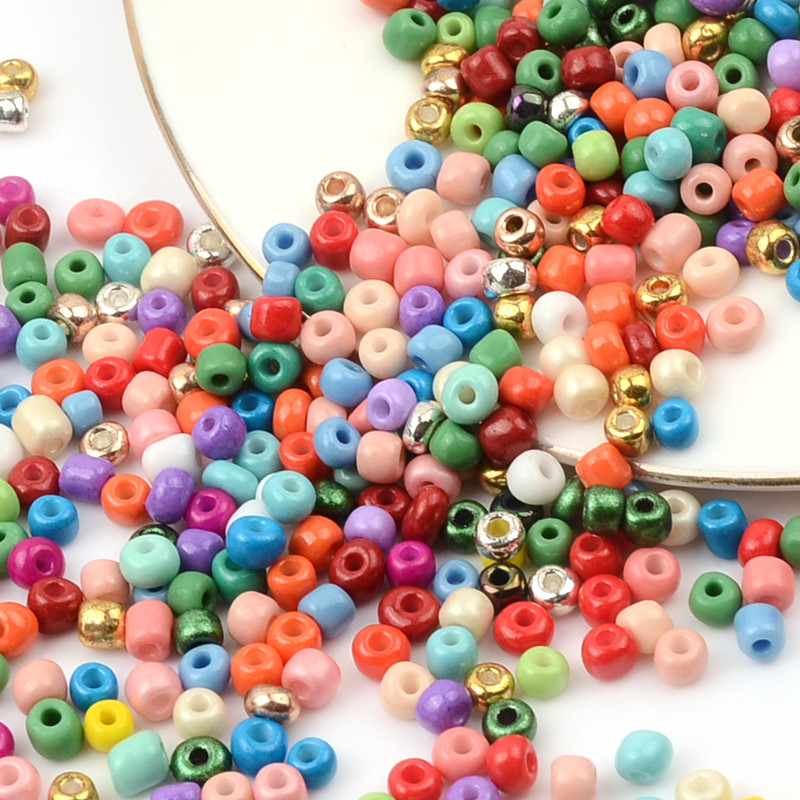 4 mm moevõlu Tšehhi klaasseemnehelmed DIY helmed ehete valmistamiseks Kõrvarõngaste käevõru kaelakee riided tarvikud tarvikud